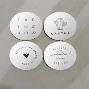 세탁기 문콕 방지 가드 문소리 방지 문충격방지 원형 패드 4p