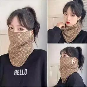 헤어밴드 넥워머 여자 안면마스크 목토시 겨울 방한 패션 니트