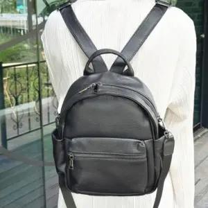 (색상 블랙)여성 숄더 백팩 데일리 미니 여자 대학생 직장인 가방