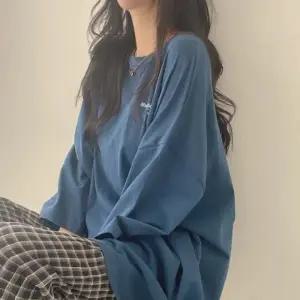 라렌 네이비 롱티 여성 빅사이즈 7부소매 면 임부복 66 77 88 루즈핏 오버핏 임산부옷 면티