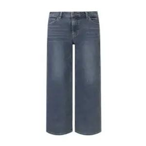 [버커루] 여성) 기모 와이드 데님팬츠 (B244Z0800P)