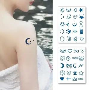 여성 패션 문신 스티커 40종 간편부착