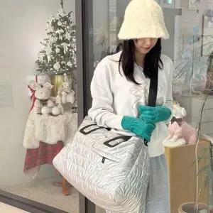 [셀러에이드]가벼운 대형 보스턴 백 크로스 패딩 보스턴 백 대용량 여행