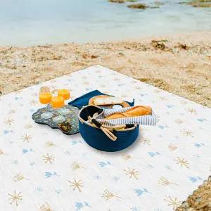 유니프리 일회용 피크닉 매트 담요 야외용 휴대용 다기능 보호