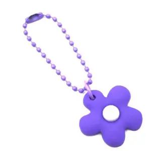 꽃모양 포인트 다꾸 데이지 키체인 WFJ1A5M