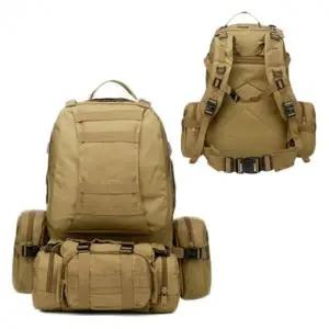 ( )등산 큰가방 여행 캠핑 낚시 백팩 55L 카멜베이지