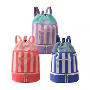 이거찜 여름 필수템 방수 스트라이프 수영가방 방수백