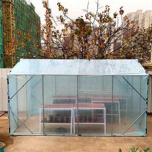 소형 비닐하우스 온실 조립식 미니 2X3X2M 두꺼운 텃밭 농막 필름 가정용