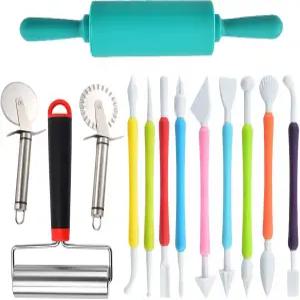 용 랑쿤 점토 및 반죽 도구 플레이 액세서리 장난감 키트 3세 이상