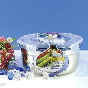 스테인리스보관용기 음식보관 원형음식저장 보관용기 주방용품