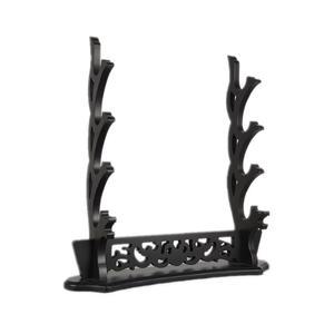 도검 거치대 전시대 보관 지휘봉 1단 소품 흑룡모양 MDF 수련용