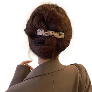 신상 여자 헤어 고정 올림머리 반묶음 포인트 자동핀 올림머리핀