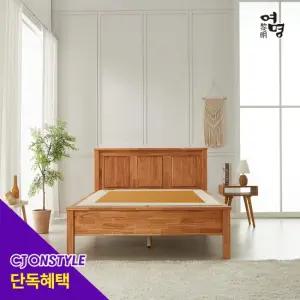 CJx여명흙침대 더참죽2 황토흙판 슈퍼싱글SS 원목침대