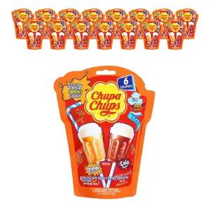 [소비기한 임박] 농심 츄파춥스 피즈캔디 15g, 6입, 8봉, 2개