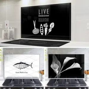 주방 기름튐 차단 가스렌지 패널 벽면 아트보드