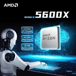 AMD 라이젠 5 5600X 6코어 12스레드 신제품 DDR4 7NM L3=32M 3.7GHz 게이밍 프로세서 소켓 (팬 없음)