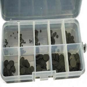 100 개/몫 1.5 ~ 10mm 교체 고무 전도성 버튼 패드 키트 수리 원격 제어 IR r