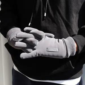 6cm 양털 패딩 방한 보온 자전거 골프 등산 장갑