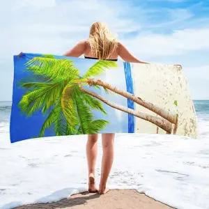 [하프클럽/알티피아]대형 물놀이 스타일 비치타올 1P 바캉스 고품질 바디