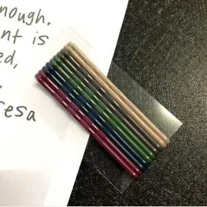 미장원핀 에쉬 실핀 10P U자형 헤어핀 세트 컬러