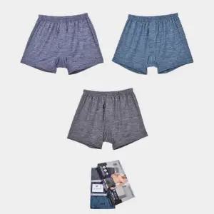 (폴밋)멜란지 남성 트렁크 3매입 팬티