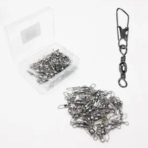 마리수 핀도래 낚시 스냅 도래 롤링 스위벨 인터락 도래 벌크 50개