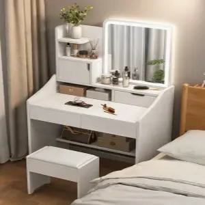 모던 화장대 침실 틈새 수납장 서랍 인테리어 수납 메이크업