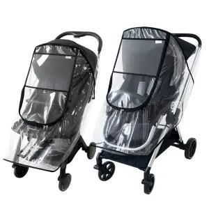 맘스포유 스마트핏 레인커버 휴대용 절충형 디럭스 유모차 공용
