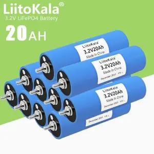 4-24pcs LiitoKala 3.2v 20Ah lifepo4 배터리 3.2V 셀 diy 12v 24v 48V 전자 자전거 스쿠터 전동 공구 팩