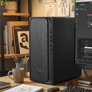 HP 옴니데스크 M03-0038KR RTX4060Ti 인텔 AI U5-225 D5 16GB 2TB FreeDOS 듀얼모니터 미니타워 사무 업무