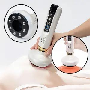 목어깨통증안마기 흡착 온열 전동 마사지기 무선 12단 진공 부항기 저소음