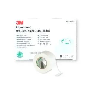 3M 1530-1 마이크로포 테이프(화이트) 2.54cm 1박스 12개