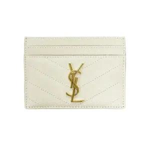 [명품] 26SS 금장 모노그램 마틀라세 카드지갑 크림화이트 423291 BOW01 9207