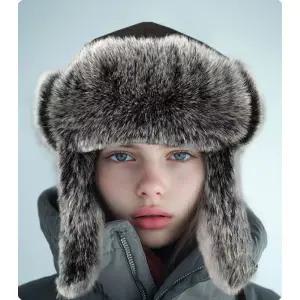 에스키모 겨울 방한 모자 털 귀달이 남자 여자 등산 야외활동 보온 군밤모자 방울 귀마개 귀도리 겸용
