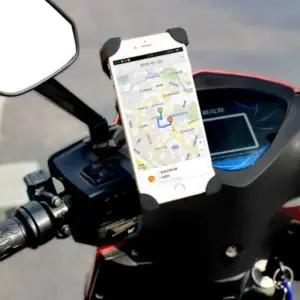 오토바이 거치대 핸드폰 네비 배달 스쿠터 회전 (WFJX7H9)