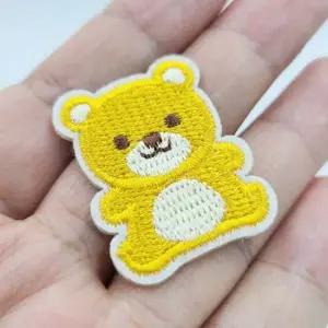 옷리폼 가방꾸미기 곰돌이 자수 와펜 옷패치