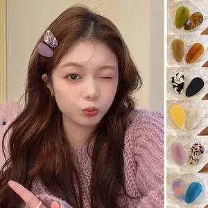 헤어핀 헤어액세서리 물방울 패턴 집게핀 2P데일리