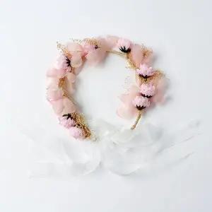 [콩심팥심]플라워 화관 웨딩 헤어밴드 셀프
