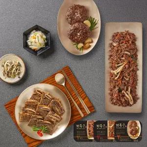 (신세계단독)[경복궁] 칼집LA갈비+한우불고기+한우떡갈비 혼합 구성