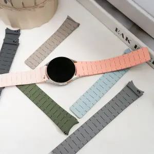 [하푼]갤럭시워치 7 6 5 4 3 클래식 프로 마그네틱 실리콘 방수 스트랩