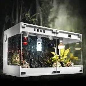 파충류사육장 비바리움케이지 pvc사육장 도마뱀하우스 거북이케이지 온도조절하우스 습도유지