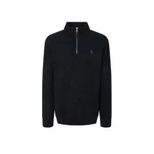 TAG가 189,000원 헤지스 남성 네이비 짜임 면 긴팔반집업티셔츠 WHTS4D433N2 377572