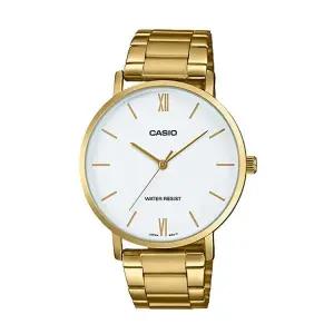 [신세계라이브쇼핑]카시오 MTP-VT01G-7B 남성 라운드 아날로그 메탈 손목 시계