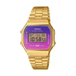 [신세계라이브쇼핑]카시오 A168WERG-2A 디지털 스퀘어 레트로 공용 메탈 시계