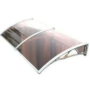 렉산 코너 빗물 캐노피 창문 외부 물받이 비가림막