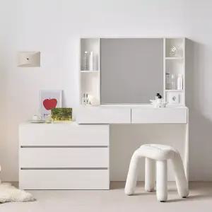 리사 확장형 서랍형 빌트인 콘센트 1000 화장대