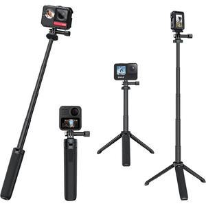 확장형 셀카봉 휴대용 Vlog Selife 스틱 삼각대 스탠드 GoPro 13 9 DJI Osmo Action 5 4 Insta
