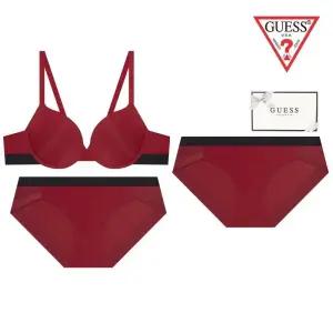 매장정품 GUESS 게스 [선물포장]블랙밴딩 브라1팬티2 속옷세트 GDWBR911RDGDWBP911RD 946732