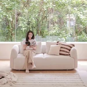 바네 아쿠아 3인 패브릭 소파