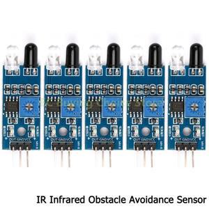 Arduino 스마트 자동차 로봇 3 선 반사 집열판전 용 5pcs/1pc MH-B IR 적외선 장애물 회피 센서 모듈